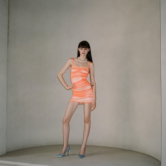 Daisy Limited Orange Aura Dress - Picture 5 of 5